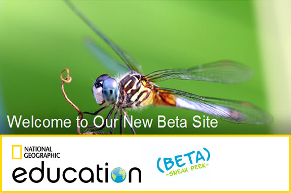 Get a sneak peak at National Geiographic Education's new Beta website. Get a sneak peak at National Geiographic Education's new Beta website.