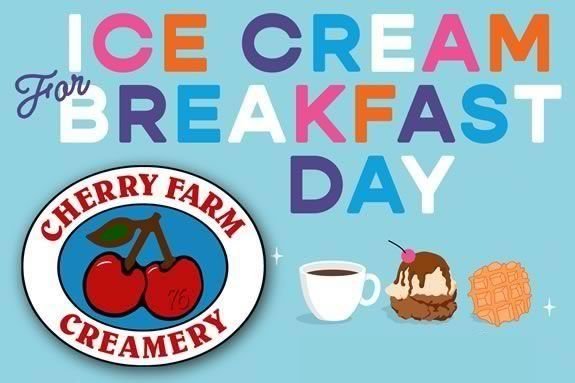 Eat ice cream for breakfast at Cherry Farm in Danvers Massachusetts to raise funds for a local charity! Eat ice cream for breakfast at Cherry Farm in Danvers Massachusetts to raise funds for a local charity!