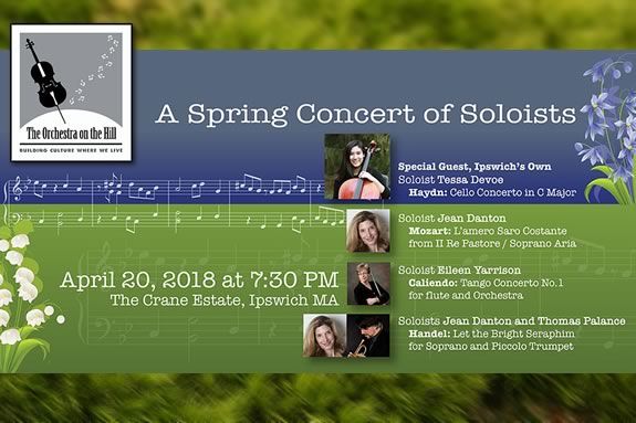 The Orchestra on the Hill will perform at Crane Estate to celebrate Spring! The Orchestra on the Hill will perform at Crane Estate to celebrate Spring!