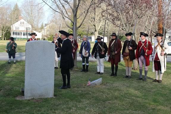 Danvers Alarm List Coy celebrates Patriot's Day