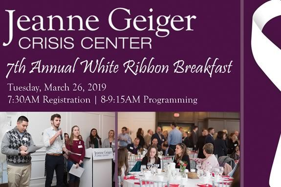 Jeanne Geiger Crisis Center hosts the 12th Annual White Ribbon Event at the Andover Country Club Jeanne Geiger Crisis Center hosts the 12th Annual White Ribbon Event at the Andover Country Club