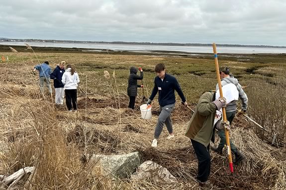 Volunteers are invited to Fall cleanup of the marshes near Joppa Flats Education Center in Newburyport Massachusetts Volunteers are invited to Fall cleanup of the marshes near Joppa Flats Education Center in Newburyport Massachusetts