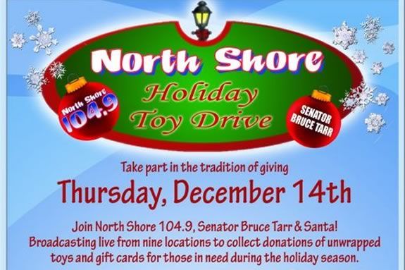 Senator Bruce Tarr & 104.9 FM encourage you to donate toys for kids in need! Senator Bruce Tarr & 104.9 FM encourage you to donate toys for kids in need!